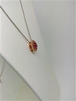 Collar Comete Mujer in Oro Rubino 0.39 Ct GLB 1674 - GLB 1674